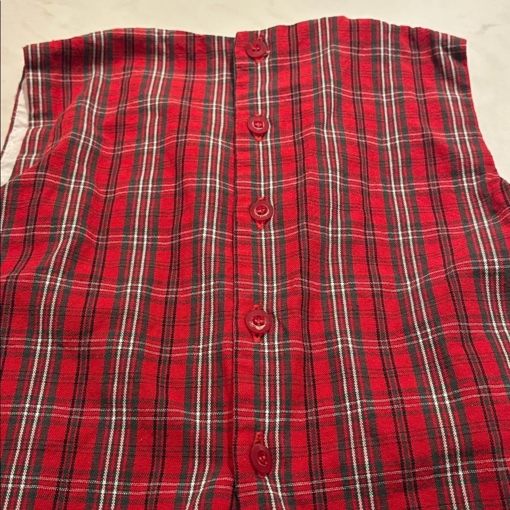 Stratsburg Gingerbread Man Plaid Jumper